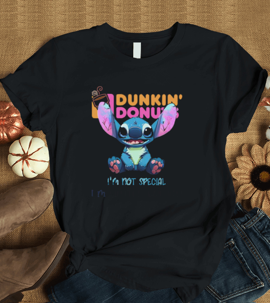 Stitch Dunkin' Donuts I'm Not Special I'm T-Shirt