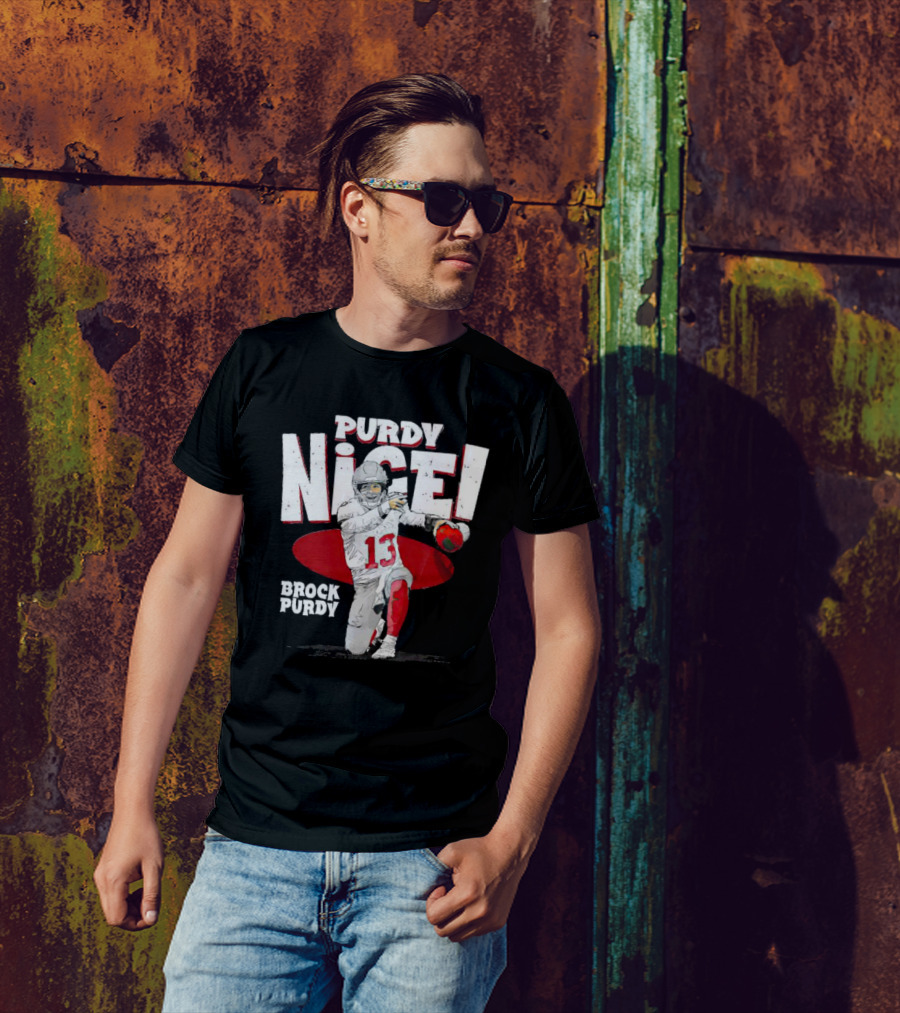 Brock Purdy San Francisco Purdy Nice 13 Football Player Recognition T-Shirt