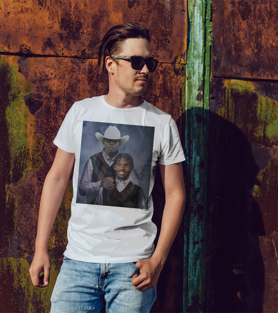 Deion Sanders And Shedeur Sanders Step Brothers Cowpoke T-Shirt
