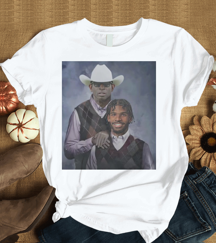 Deion Sanders And Shedeur Sanders Step Brothers Cowpoke T-Shirt