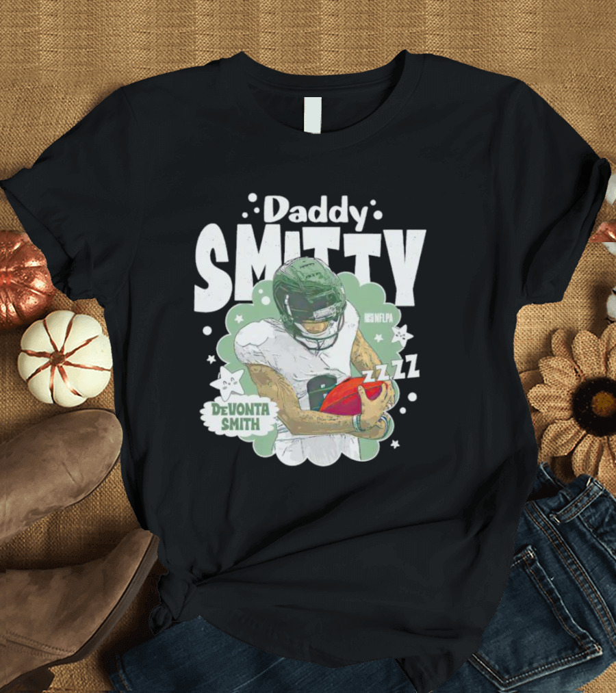 Daddy Smitty Devonta Smith NFLPA Zzzzz Football Star T-Shirt
