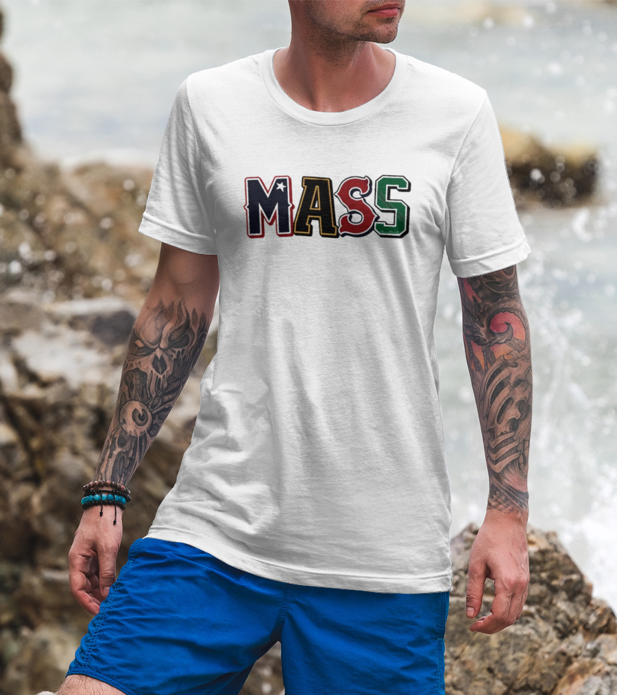 Mass Team Pride Multicolor Lettering T-Shirt