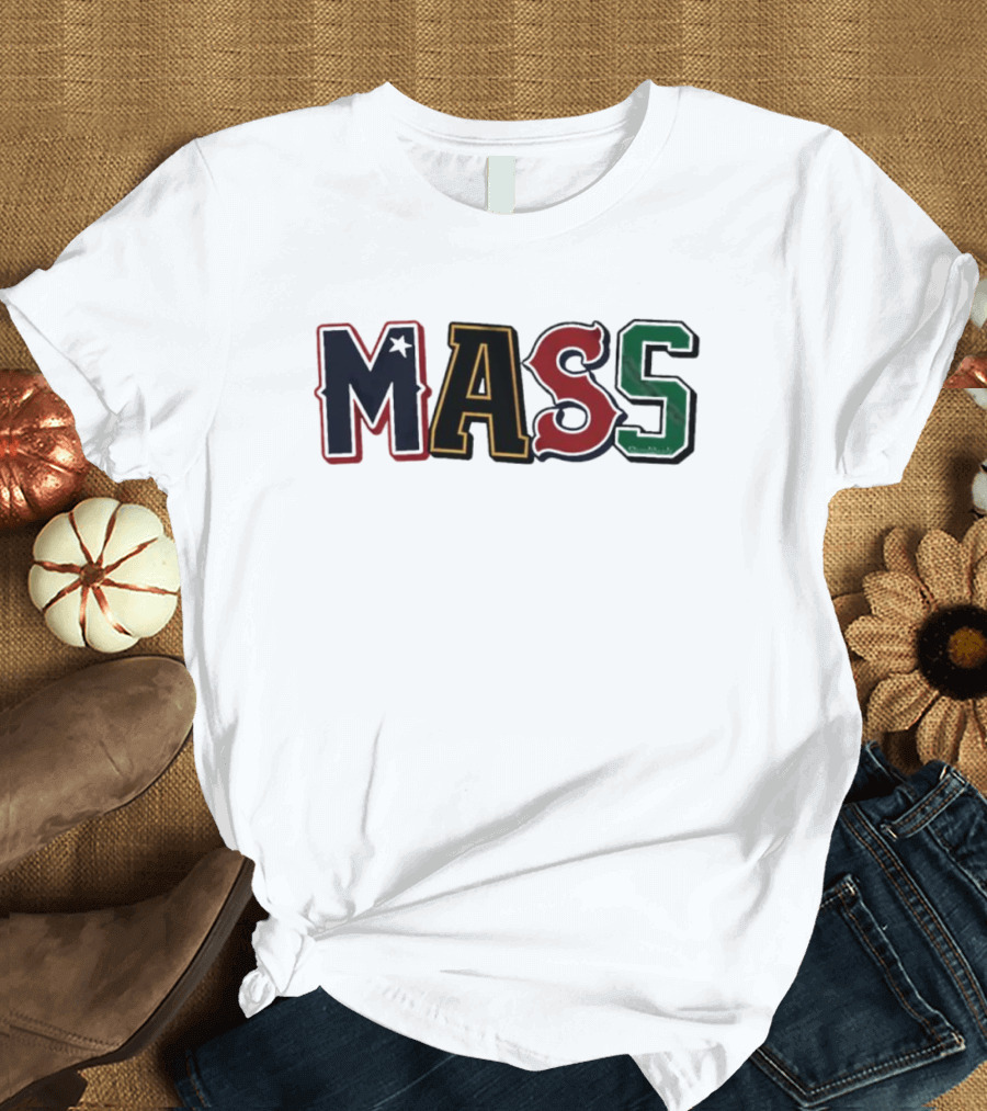 Mass Team Pride Multicolor Lettering T-Shirt