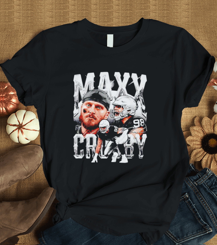 Maxx Crosby Las Vegas Raiders 98 Collage T-Shirt