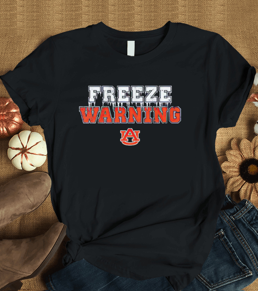 Freeze Warning Auburn Tigers T-Shirt