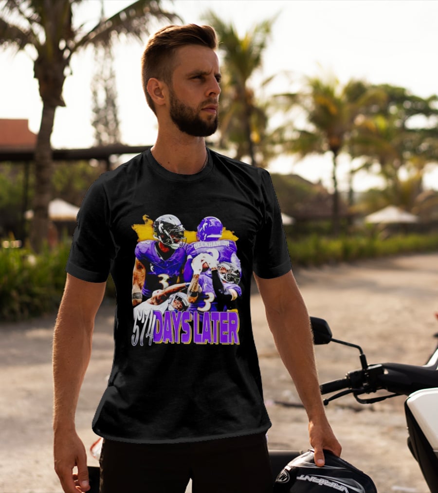Beckham Jr 574 Days Later Ravens Football Return T-Shirt