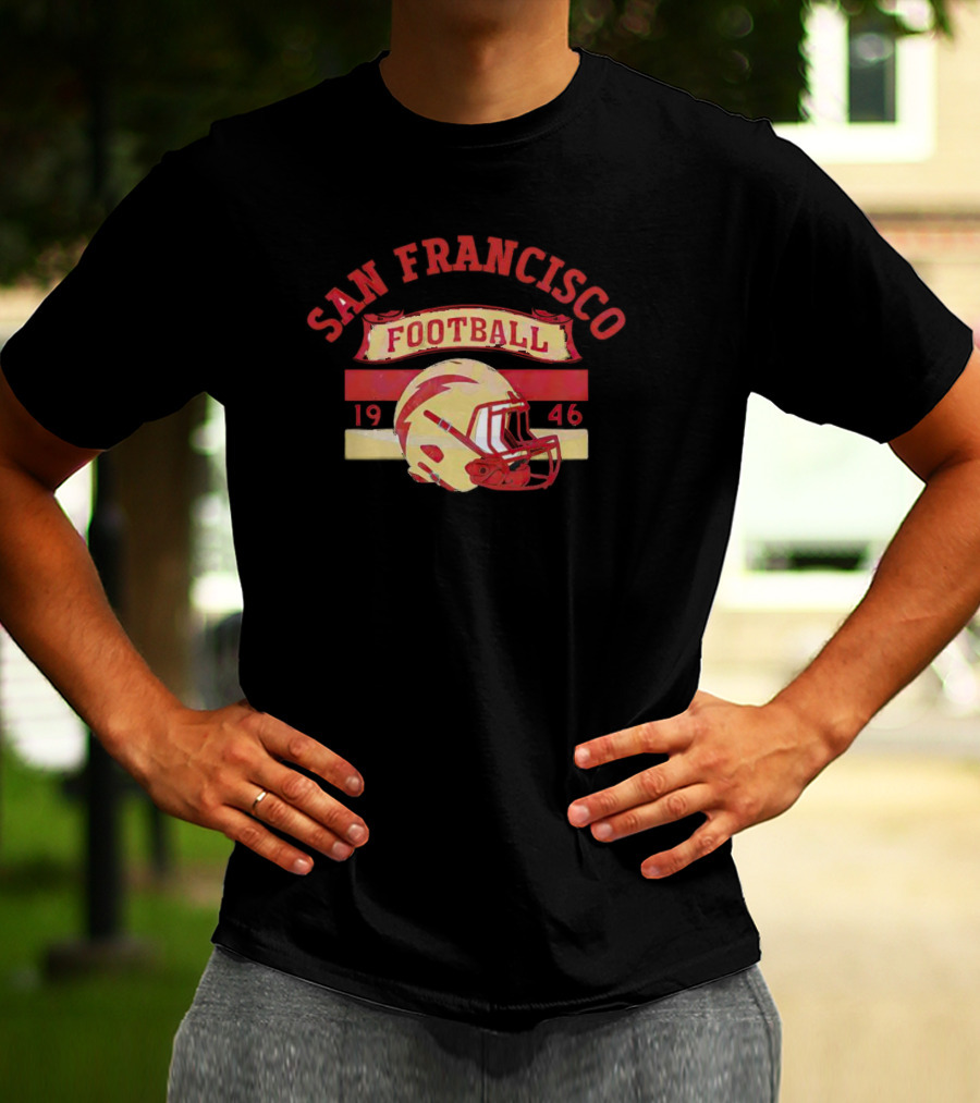 San Francisco Football 1946 Helmet T-Shirt
