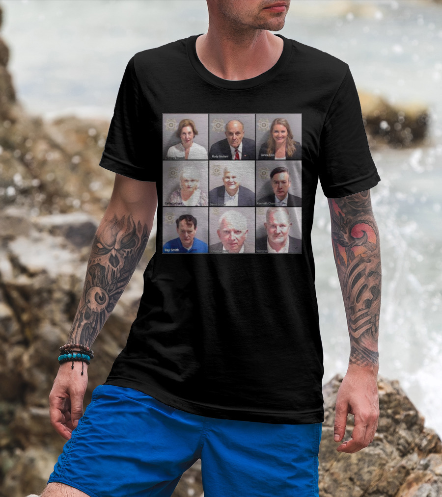 Sidney Powell Rudy Giuliani Jenna Ellis Mugshots T-Shirt