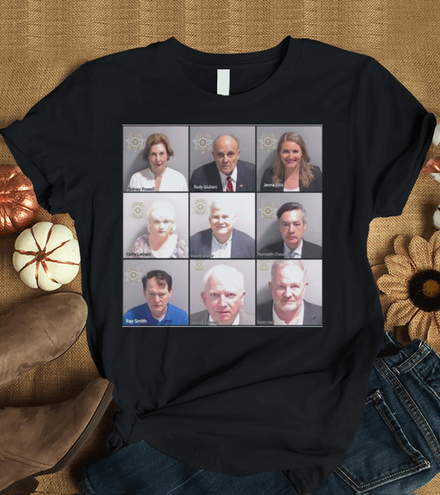 Sidney Powell Rudy Giuliani Jenna Ellis Mugshots T-Shirt