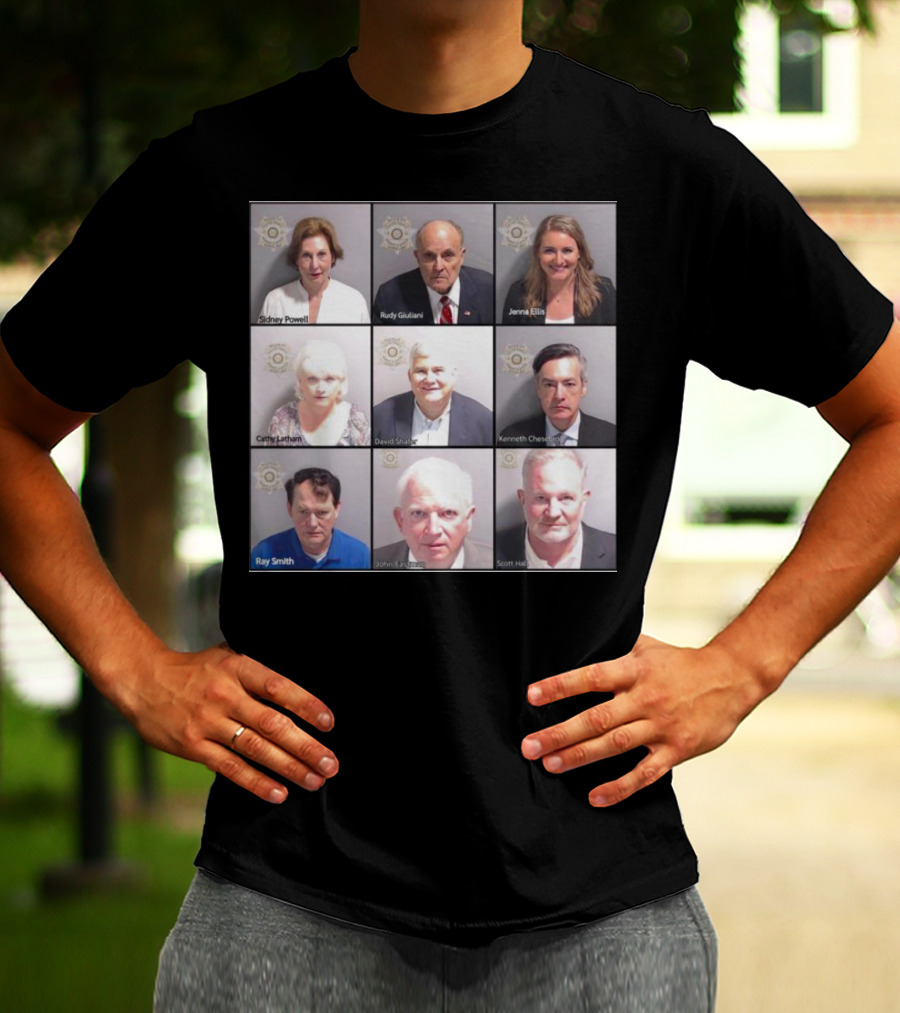 Sidney Powell Rudy Giuliani Jenna Ellis Mugshots T-Shirt