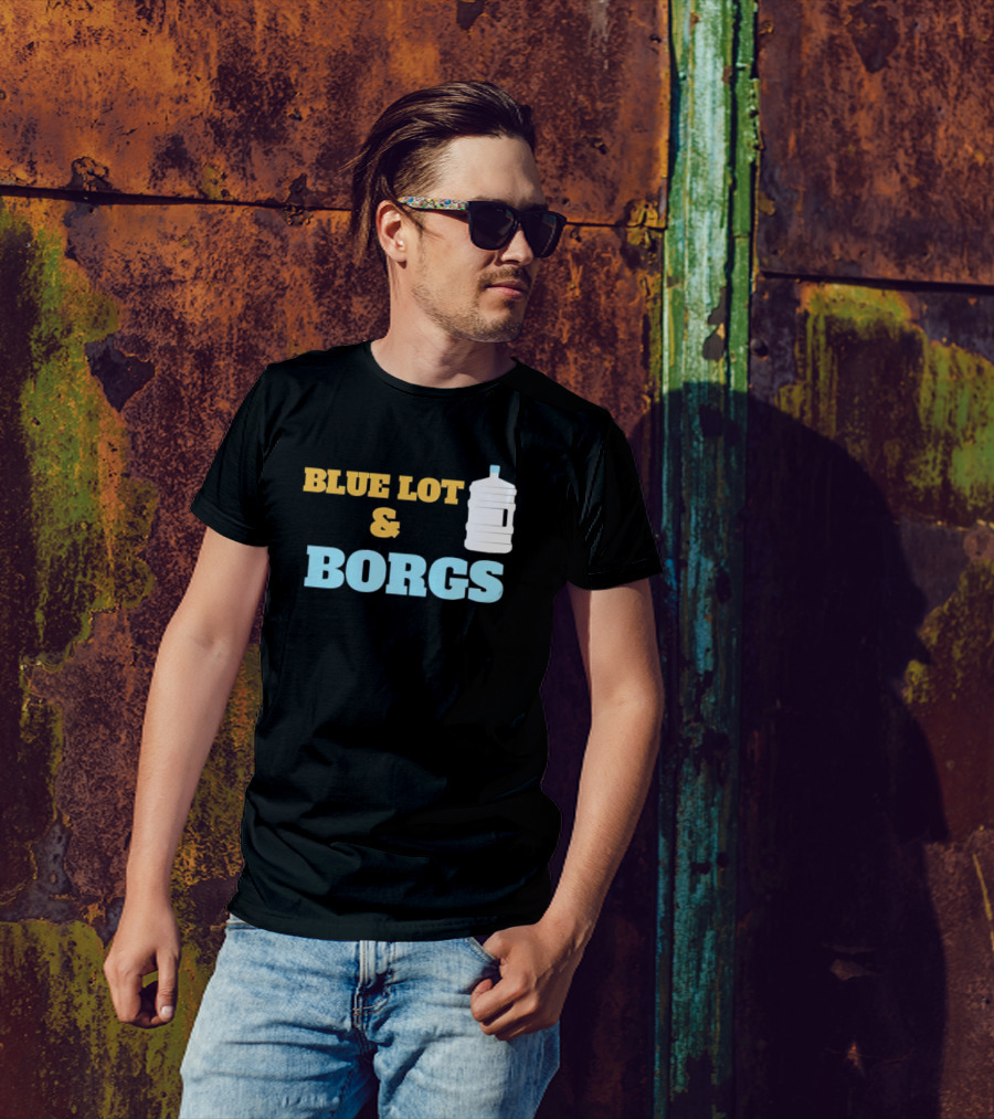Blue Lot And Borgs Party Gallon T-Shirt
