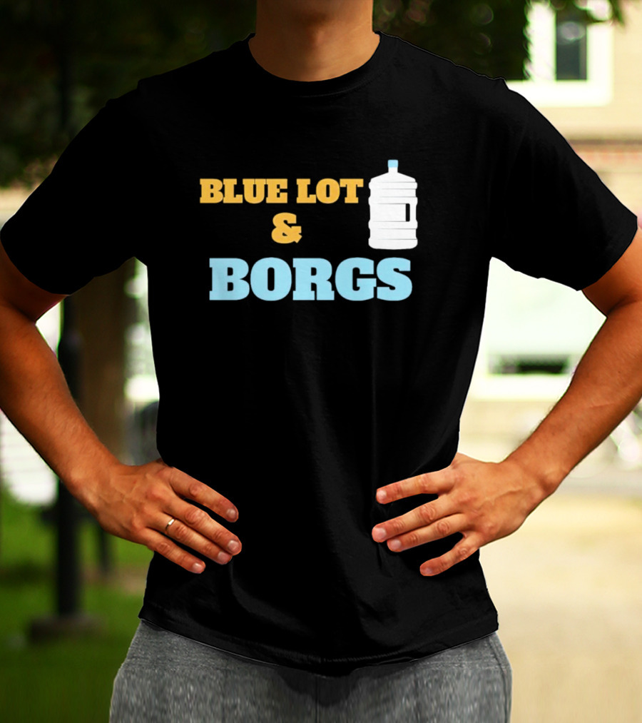 Blue Lot And Borgs Party Gallon T-Shirt