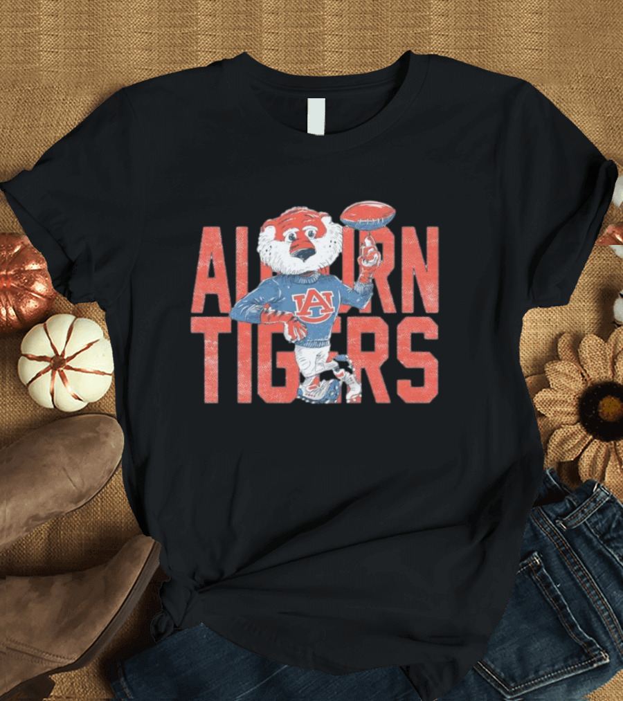 Auburn Tigers Aubie Football Mascot T-Shirt