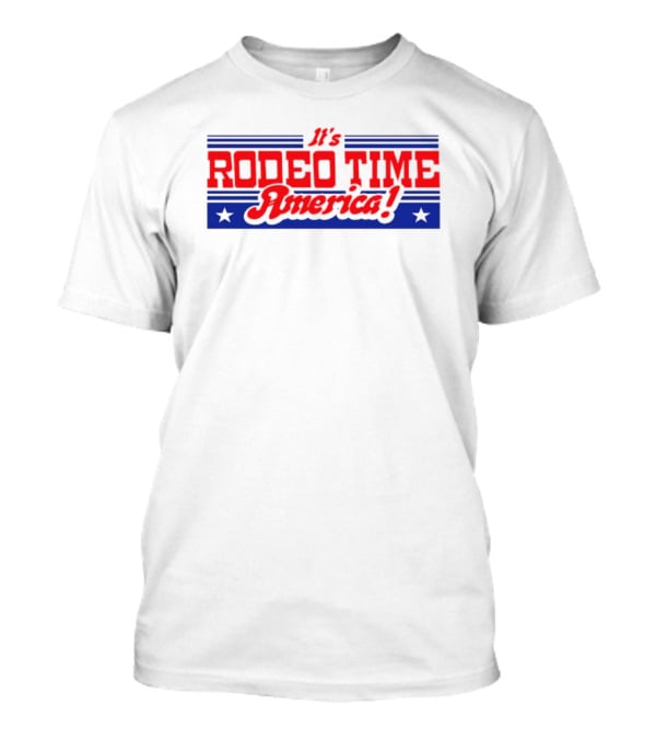 Dale Brisby It's Rodeo Time America Patriotic Rodeo T-Shirt