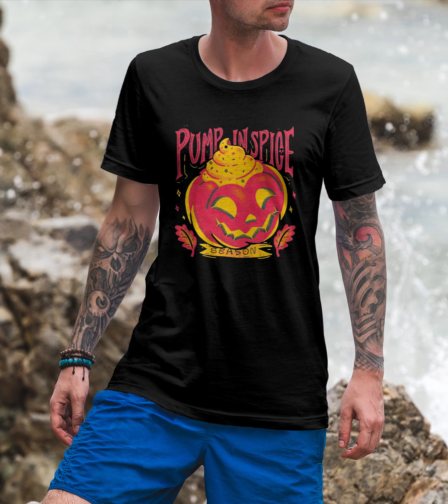 Pumpkin Spice Season Jack-O'-Lantern T-Shirt