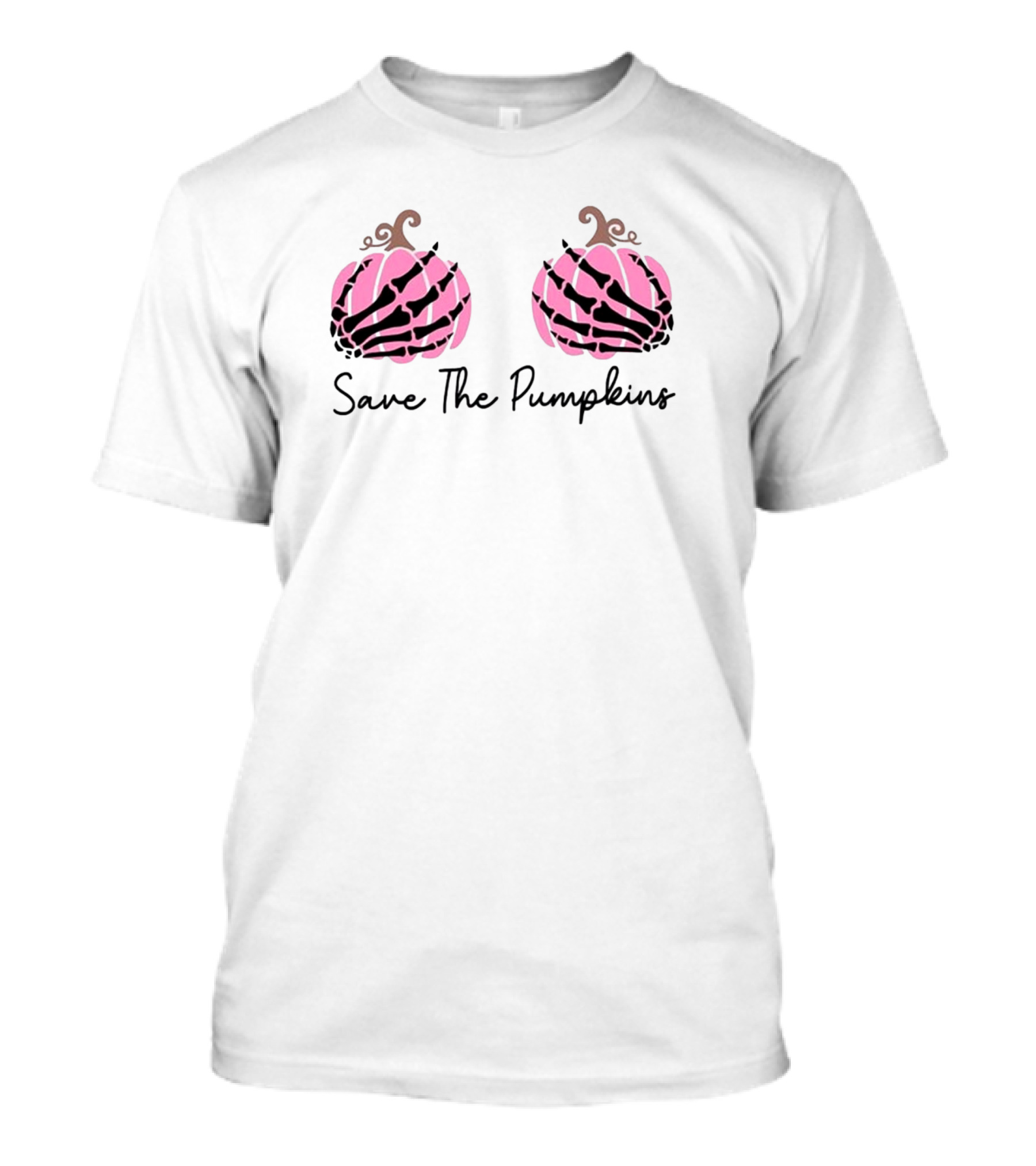 Save The Pumpkins Breast Cancer Survivor Awareness T-Shirt