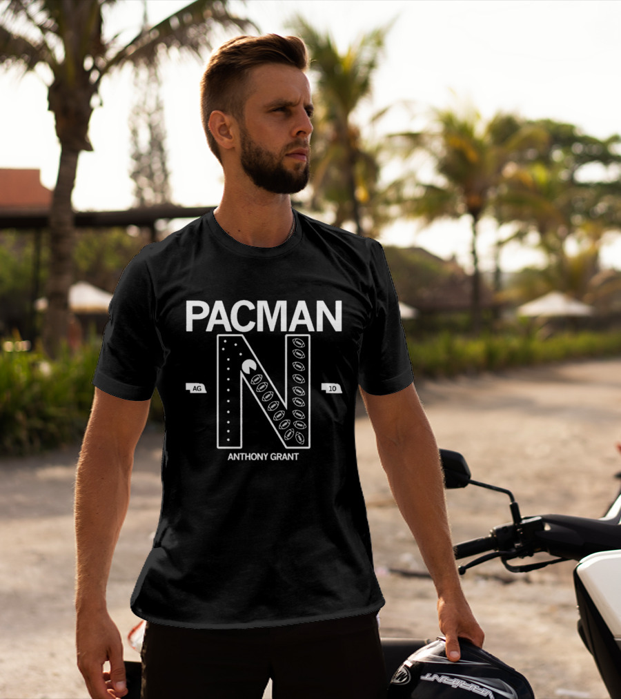 PACMAN Nebraska Anthony Grant Football AG 10 T-Shirt