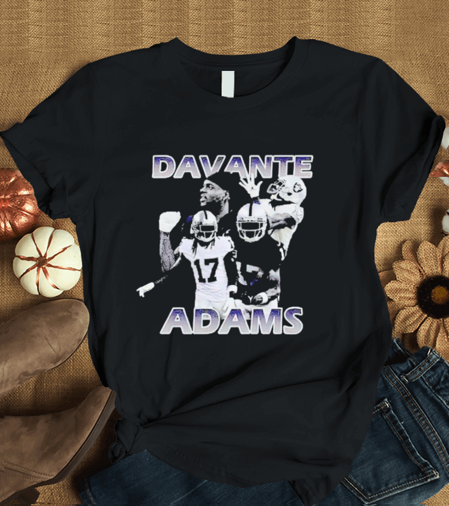 Davante Adams Raiders Football Collage 17 T-Shirt