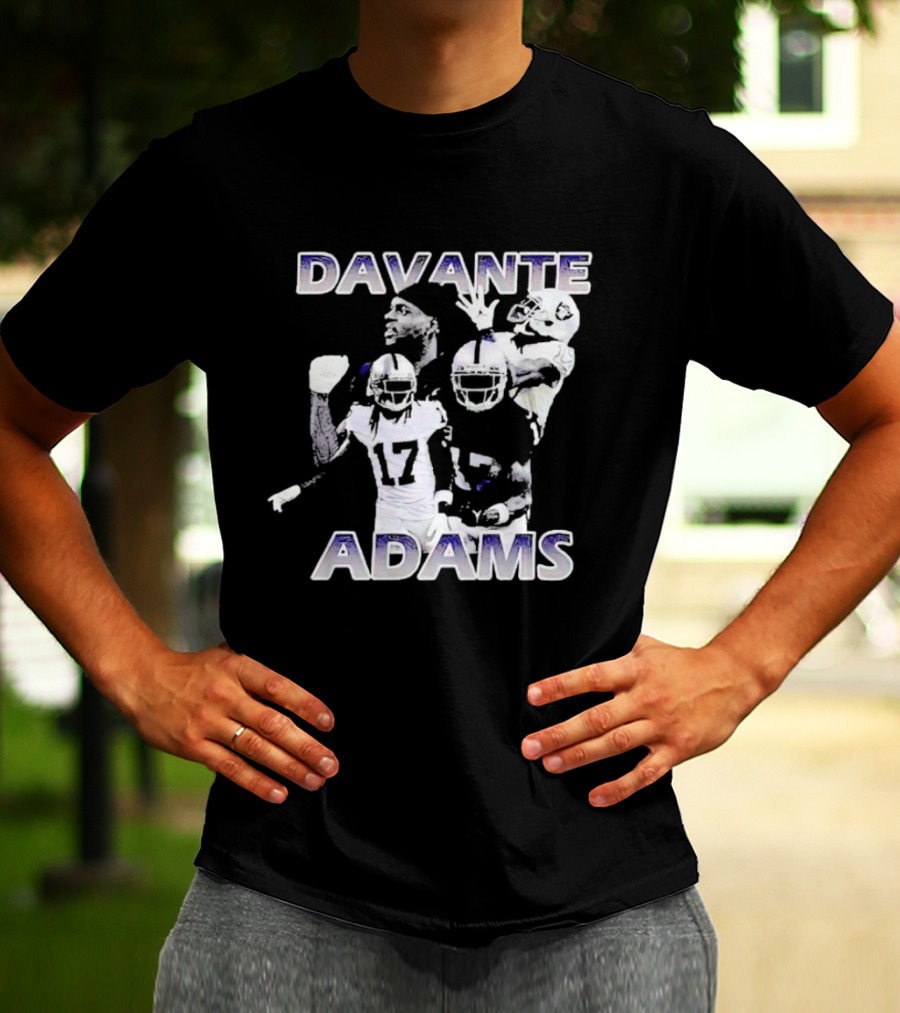 Davante Adams Raiders Football Collage 17 T-Shirt