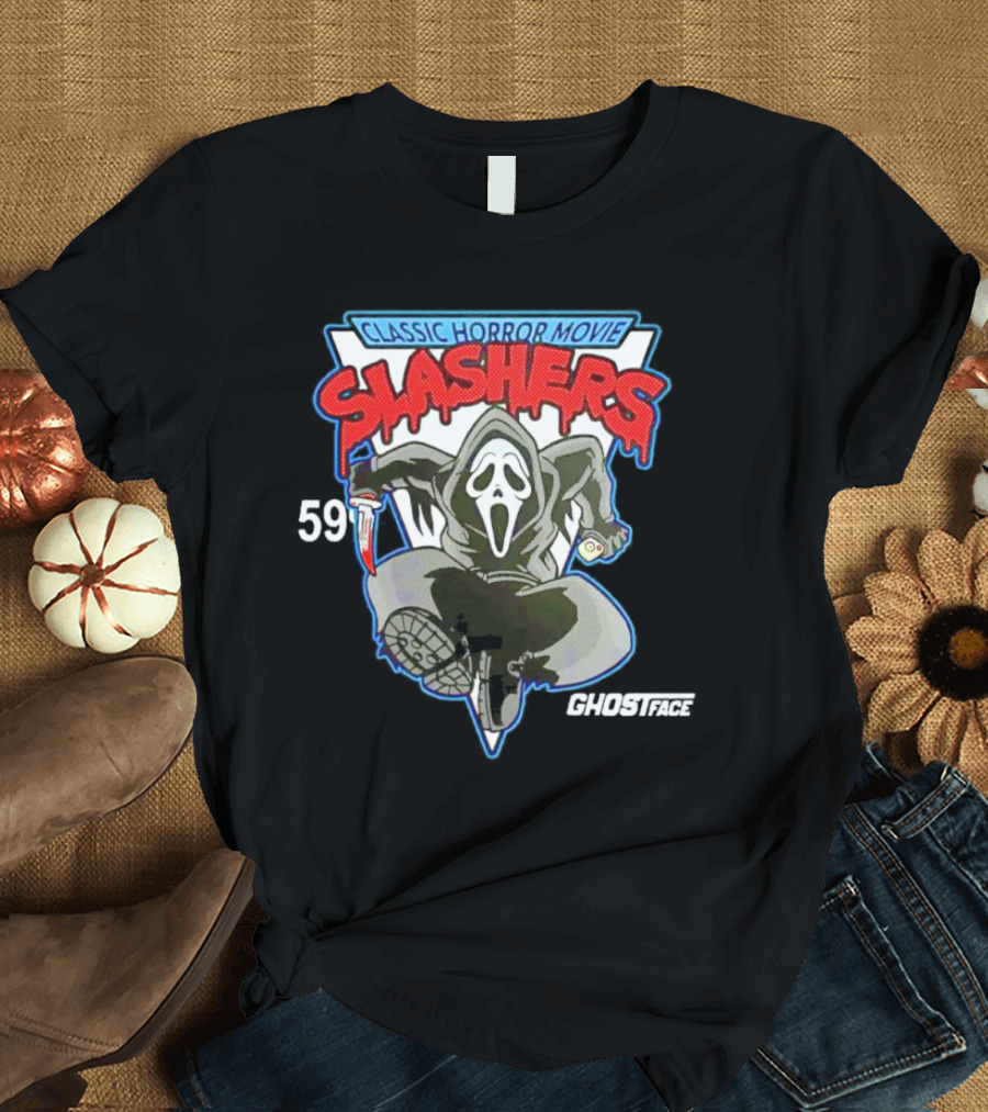 Classic Horror Movie Slashers Ghostface 59 T-Shirt