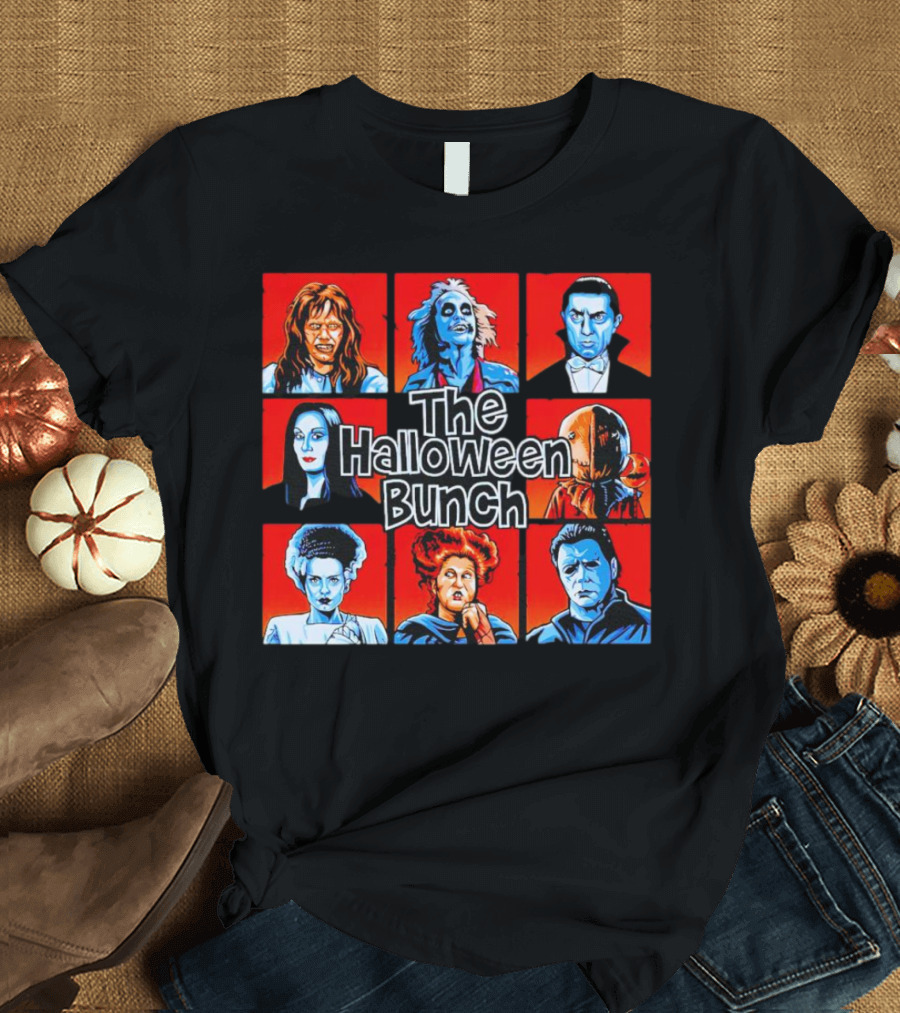 The Halloween Bunch Horror Icons Collage T-Shirt