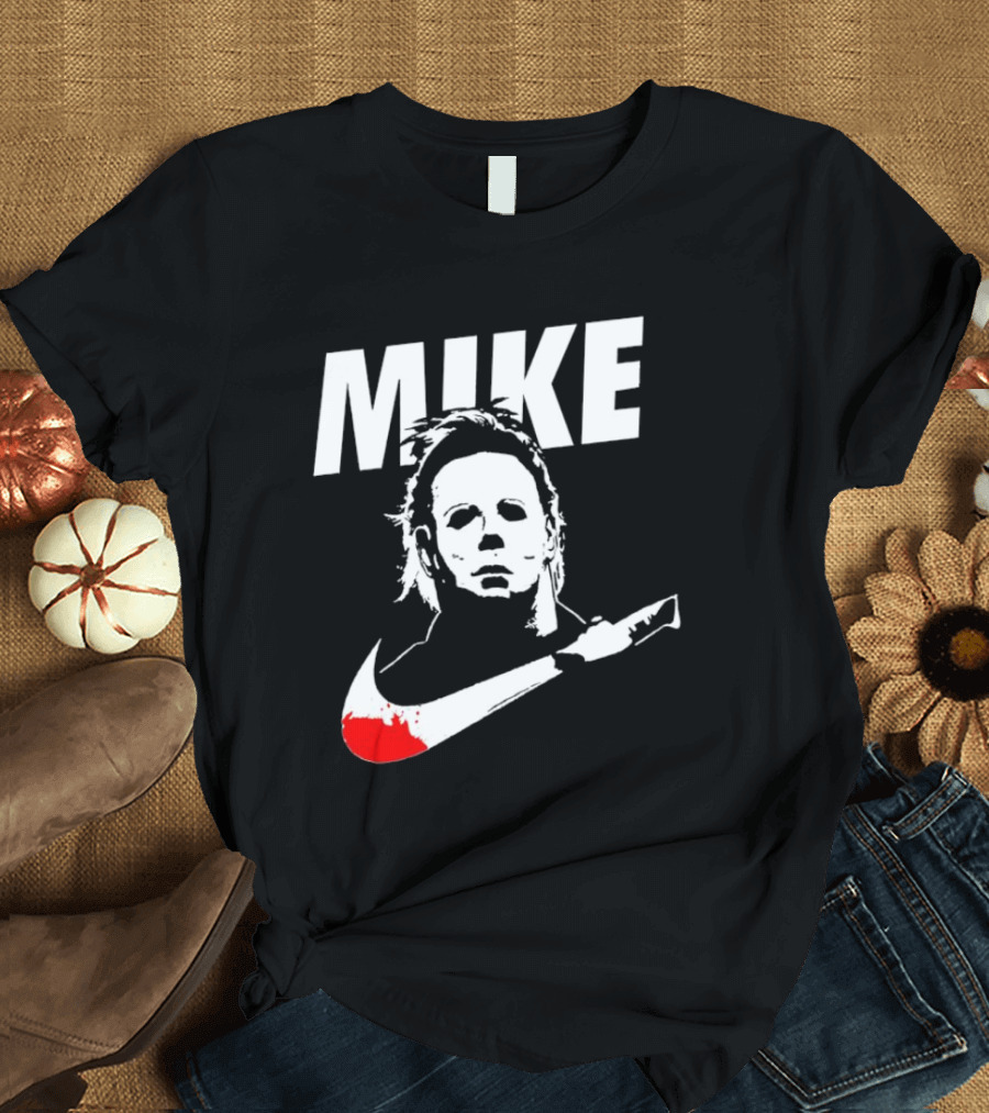 Mike Michael Myers Halloween Knife Swoosh T-Shirt