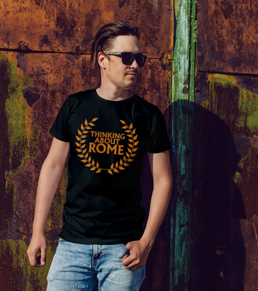 Thinking About Rome Laurel Wreath T-Shirt