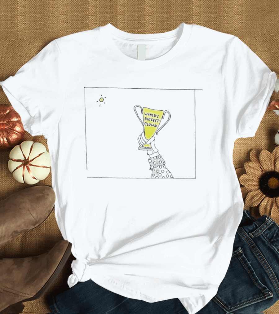 World's Biggest Clown Trophy Night Sky T-Shirt