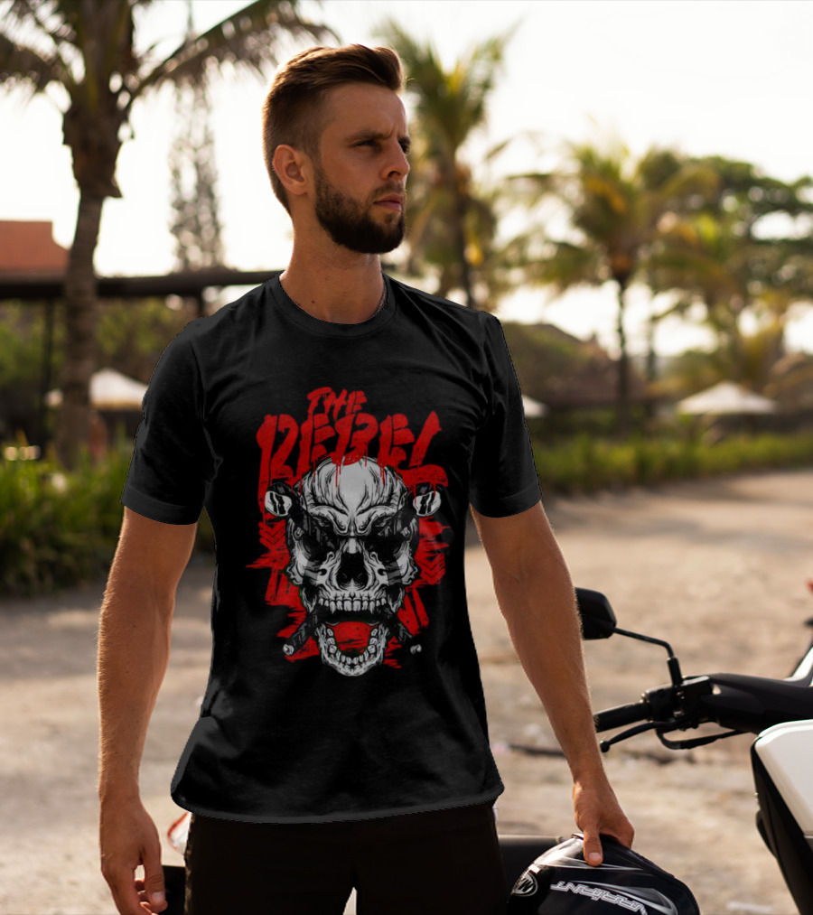 David Finlay The Rebel Skull T-Shirt