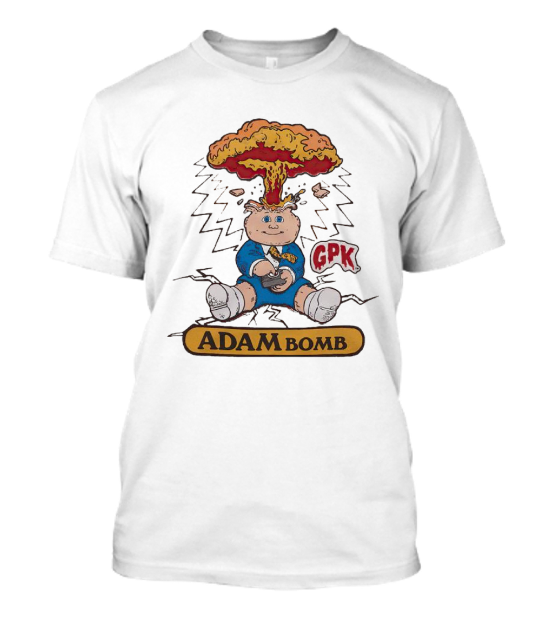 Garbage Pail Kids Adam Bomb GPK Explosion T-Shirt