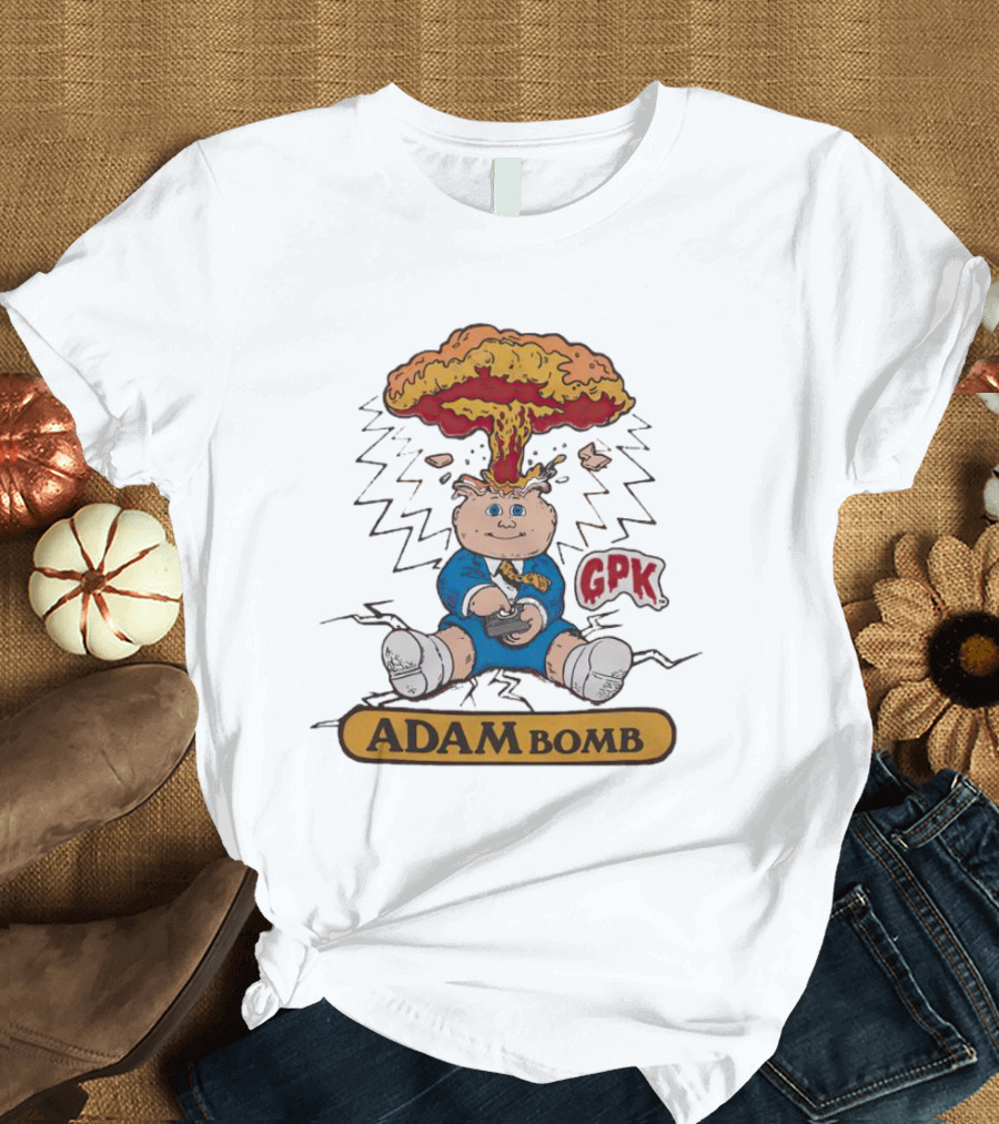 Garbage Pail Kids Adam Bomb GPK Explosion T-Shirt