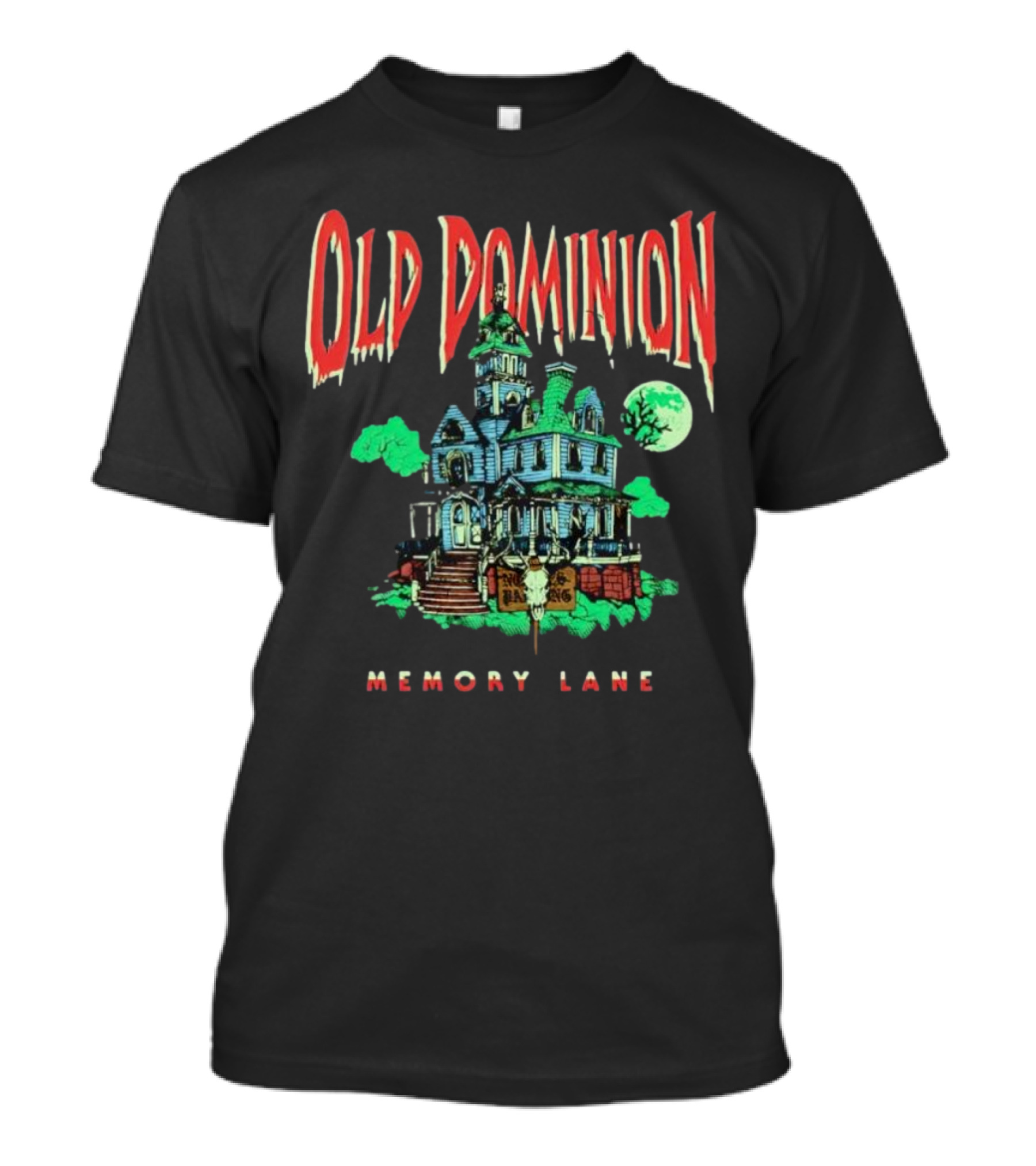 Old Dominion Memory Lane Haunted House Halloween T-Shirt