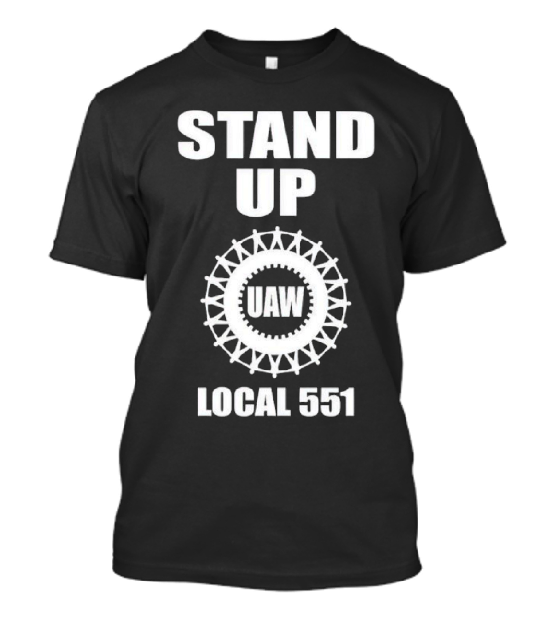 Stand Up UAW Local 551 Union Emblem T-Shirt