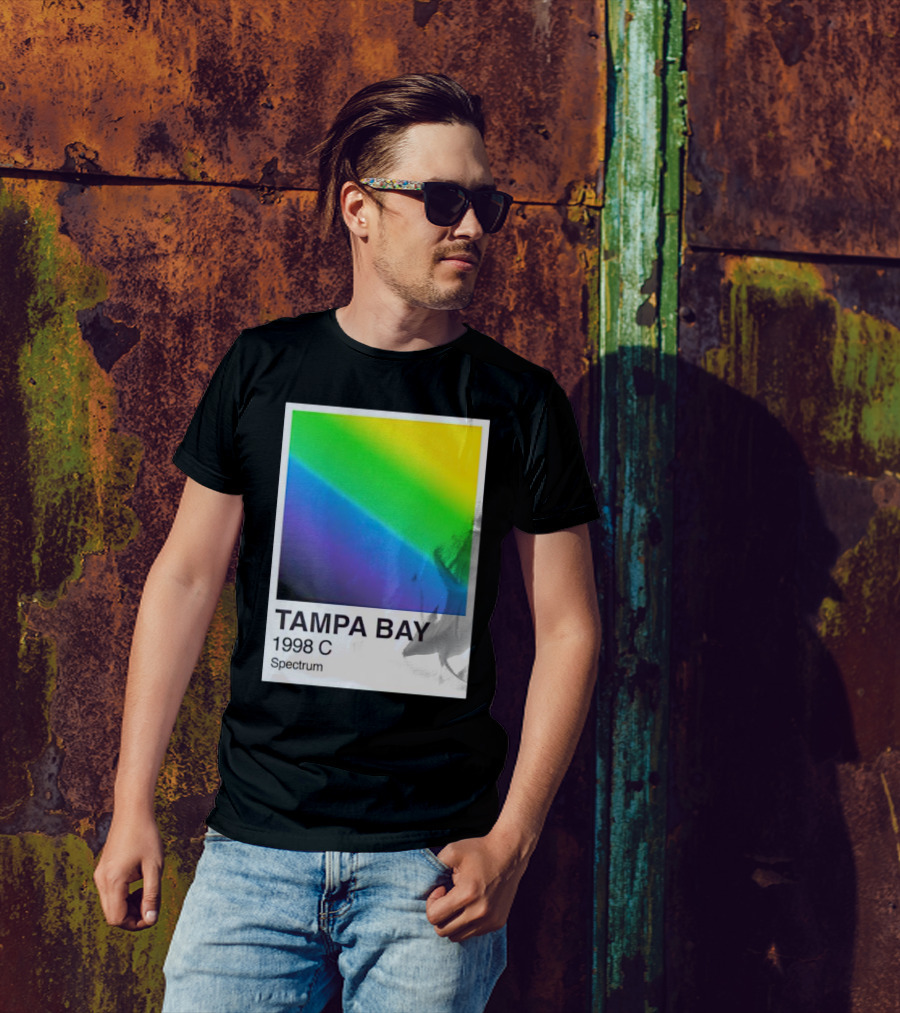 Tampa Bay 1998 C Spectrum Rainbow Gradient T-Shirt