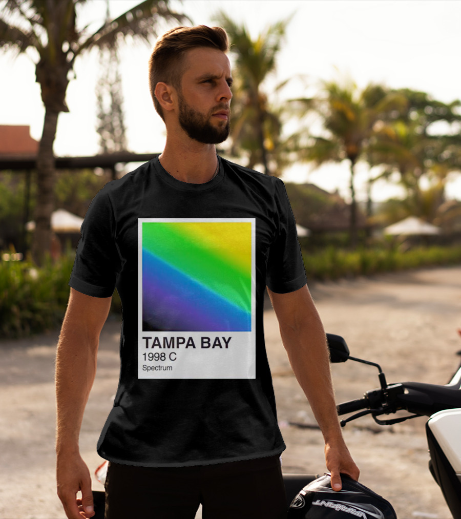 Tampa Bay 1998 C Spectrum Rainbow Gradient T-Shirt