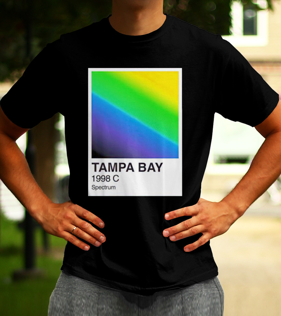Tampa Bay 1998 C Spectrum Rainbow Gradient T-Shirt