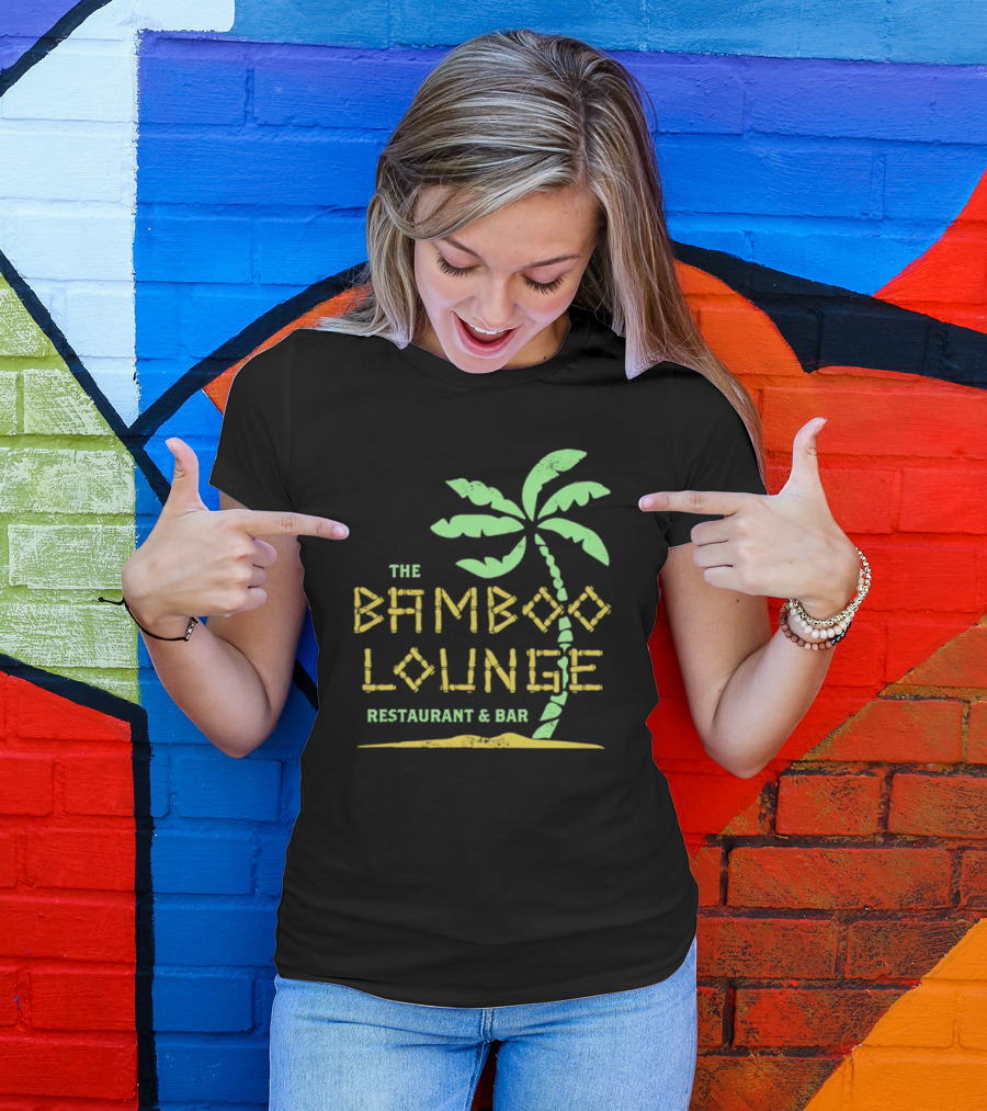 The Bamboo Lounge Restaurant And Bar Palm Tree T-Shirt