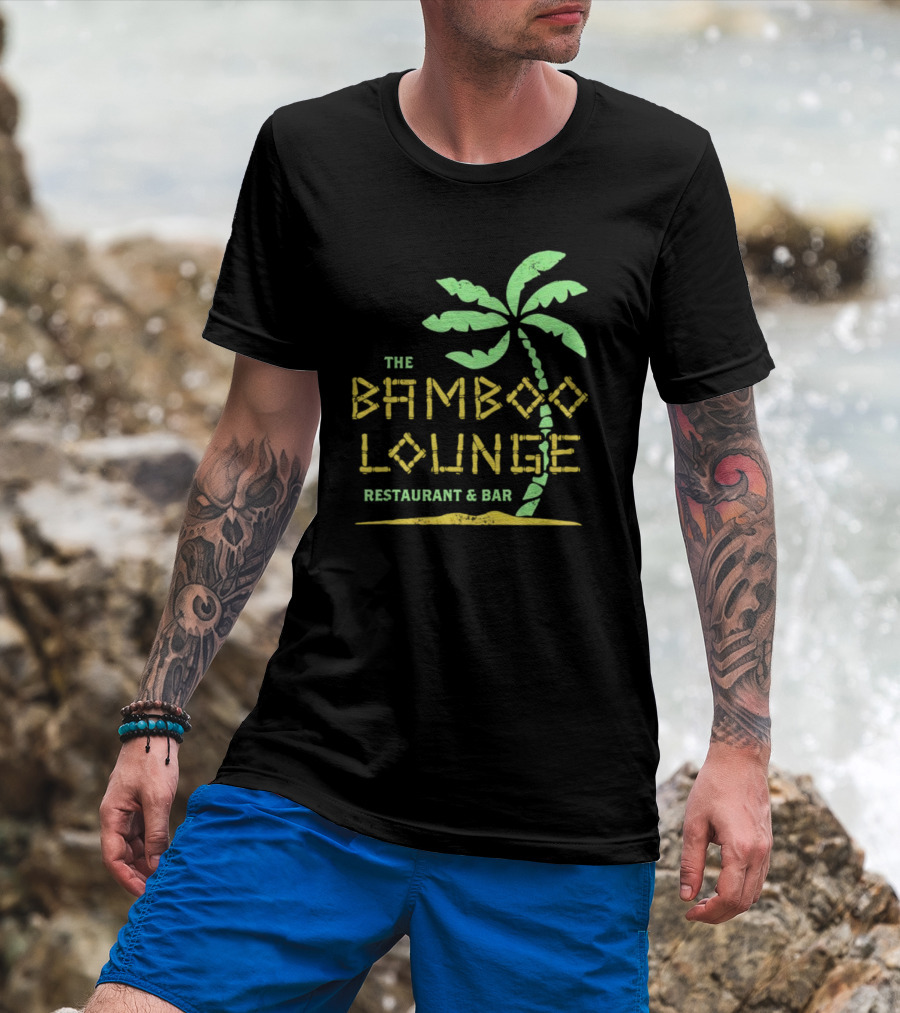 The Bamboo Lounge Restaurant And Bar Palm Tree T-Shirt