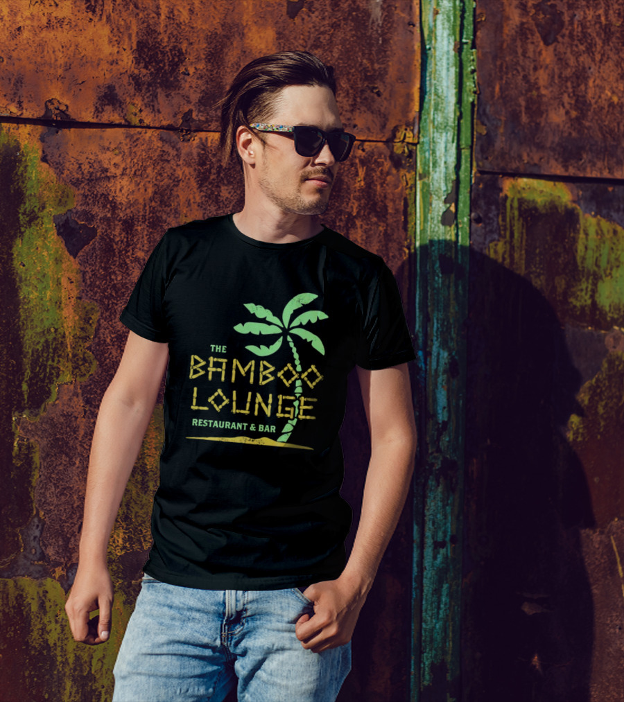 The Bamboo Lounge Restaurant And Bar Palm Tree T-Shirt