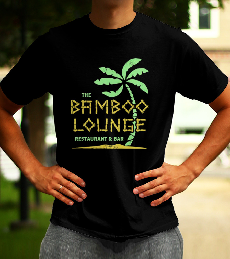 The Bamboo Lounge Restaurant And Bar Palm Tree T-Shirt