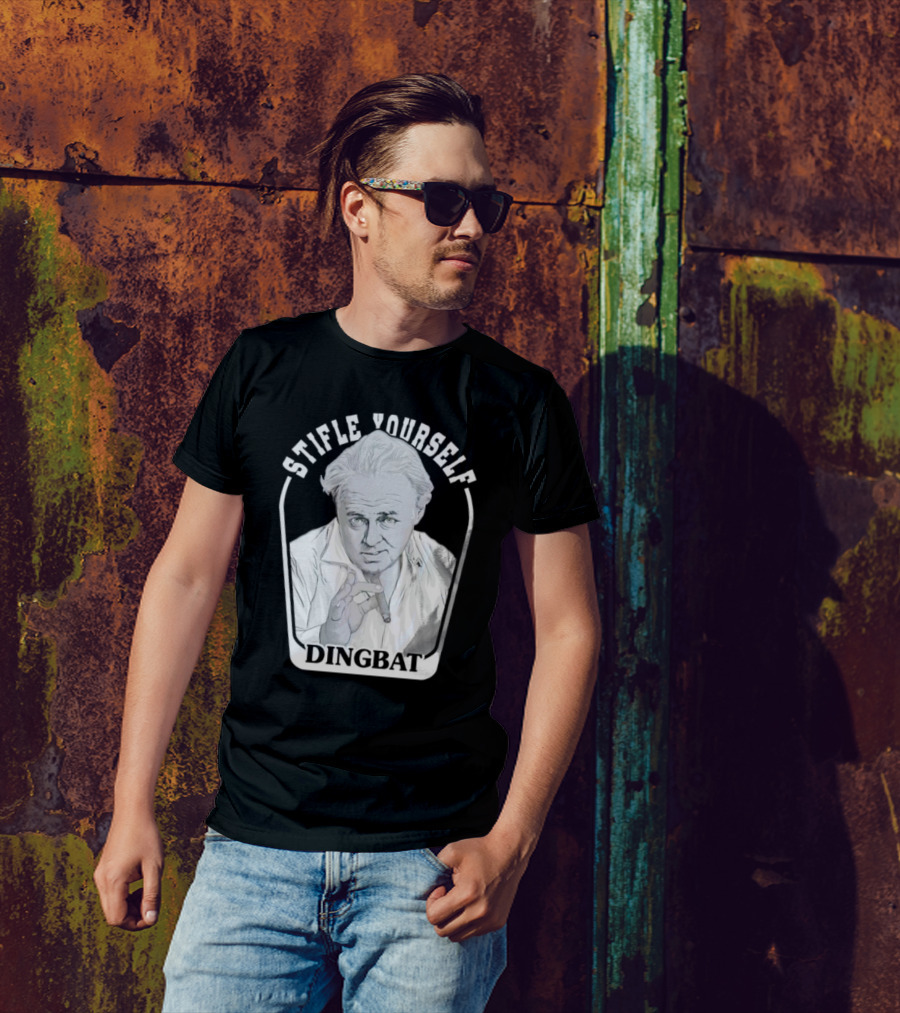 Stifle Yourself Dingbat Men's Iconic Character T-Shirt
