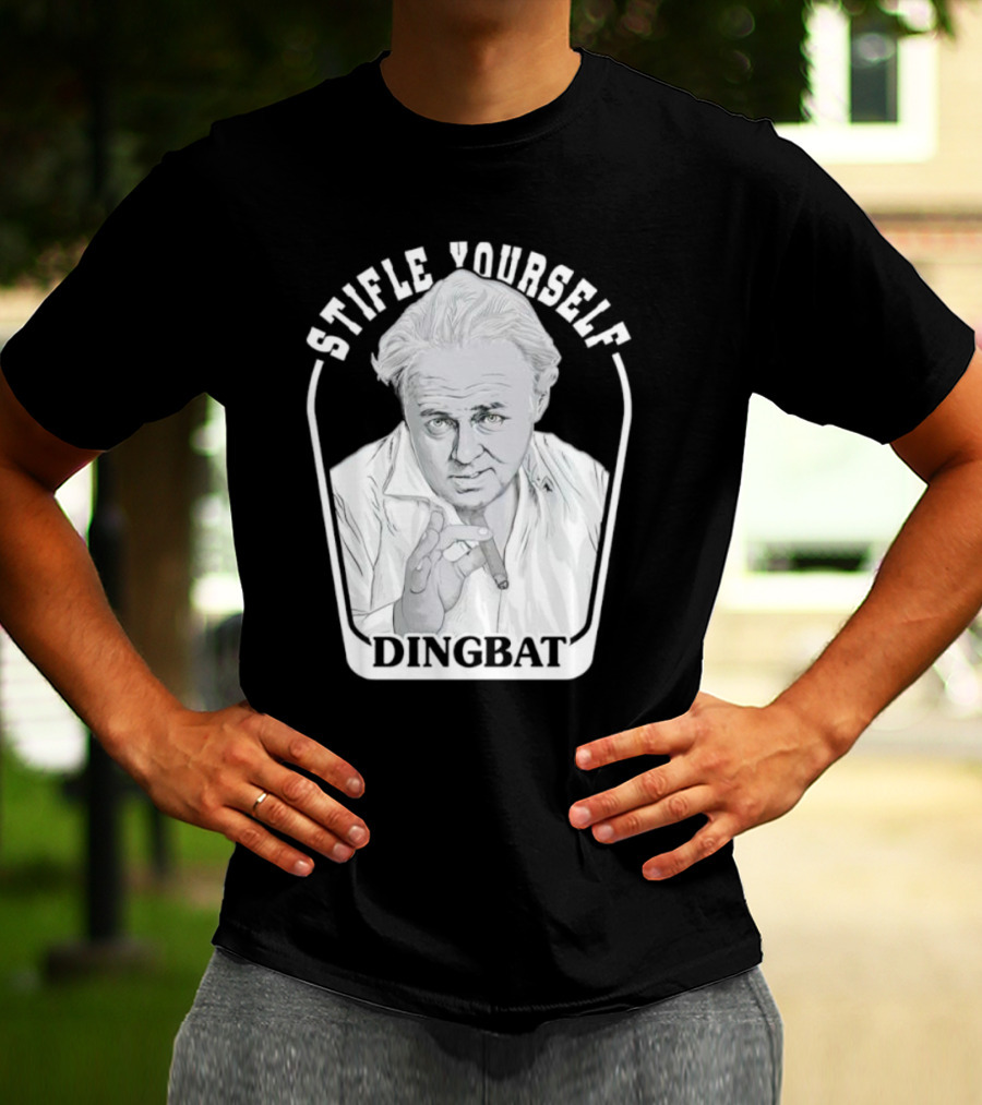 Stifle Yourself Dingbat Men's Iconic Character T-Shirt