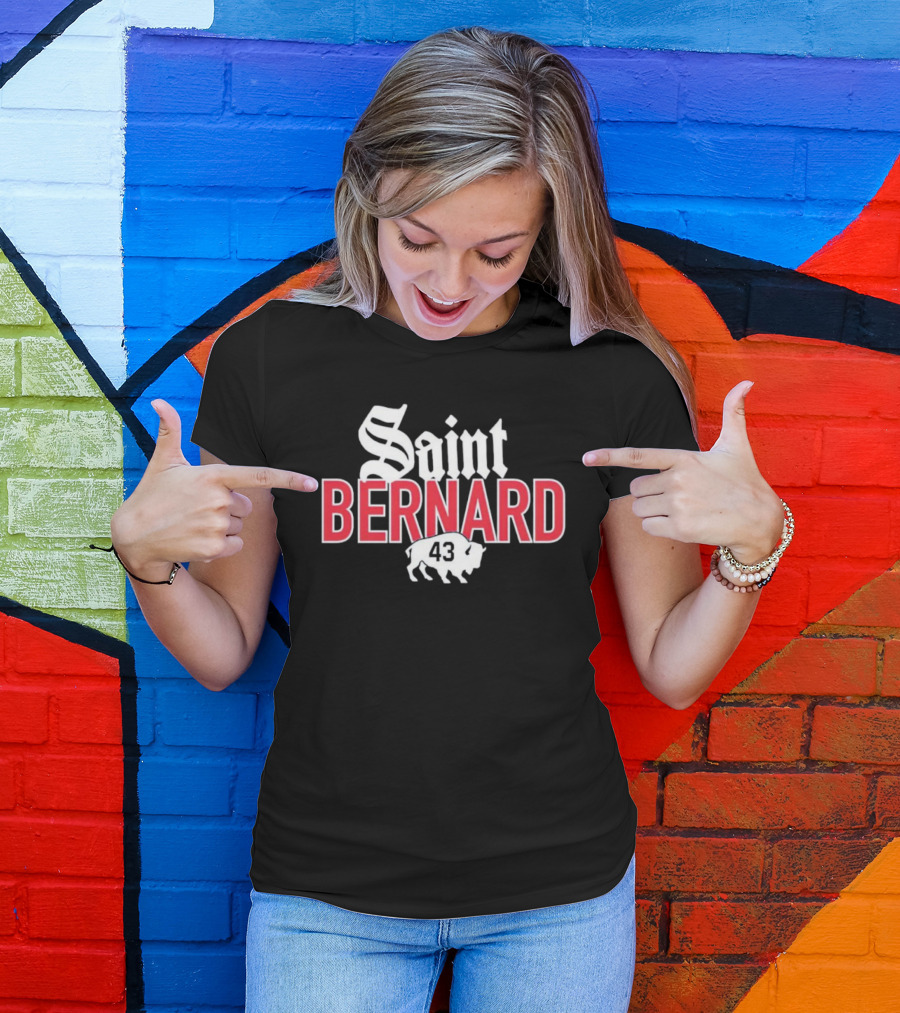 Buffalo Bills Saint Bernard 43 T-Shirt