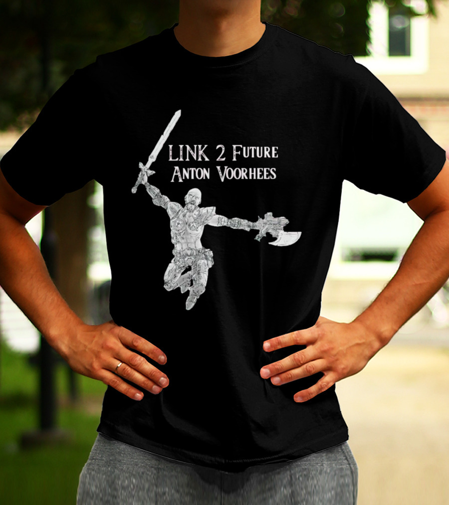 TriBorg Link 2 Future Anton Voorhees Sword And Axe Warrior T-Shirt