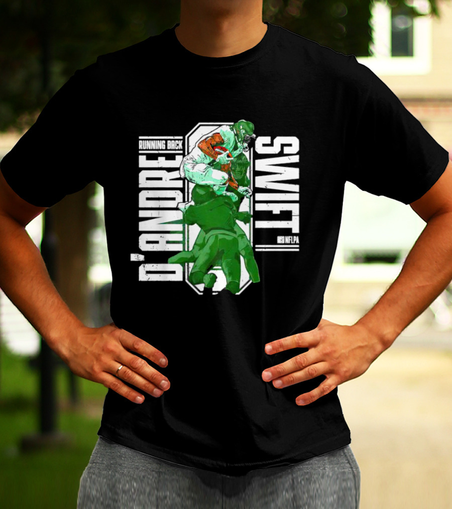 D’Andre Swift NFLPA Philadelphia Running Back Hurdle T-Shirt