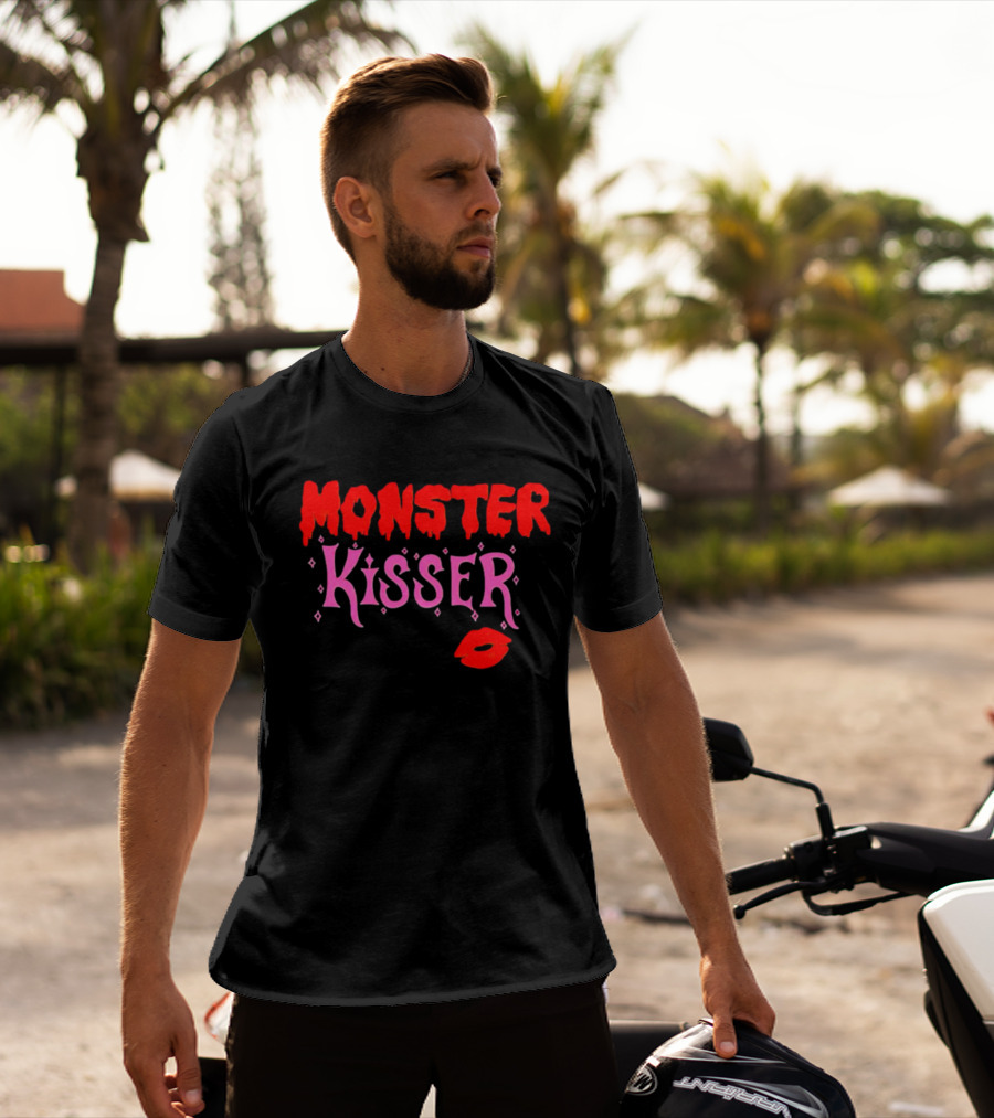 Monster Kisser Fun Red Lips Iconic T-Shirt