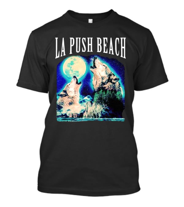 La Push Beach Wolves Howling At Full Moon T-Shirt