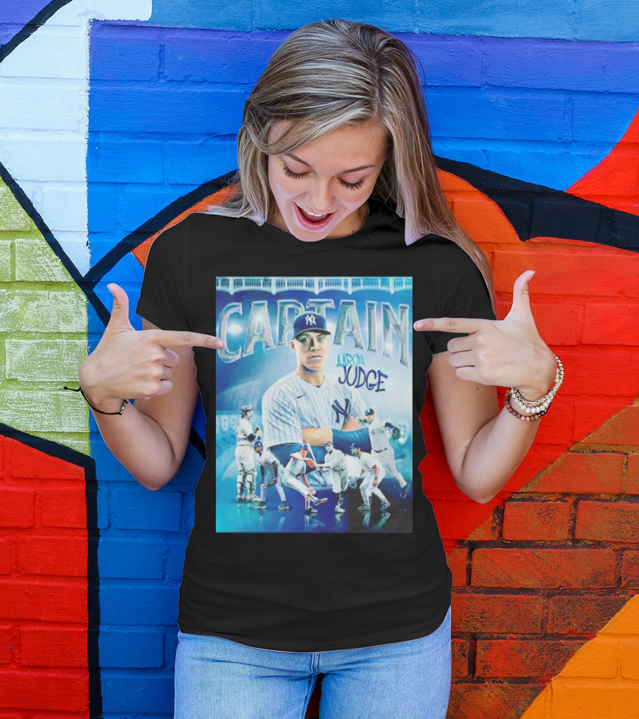 Aaron Judge New York Yankees Captain Baseball T-Shirt