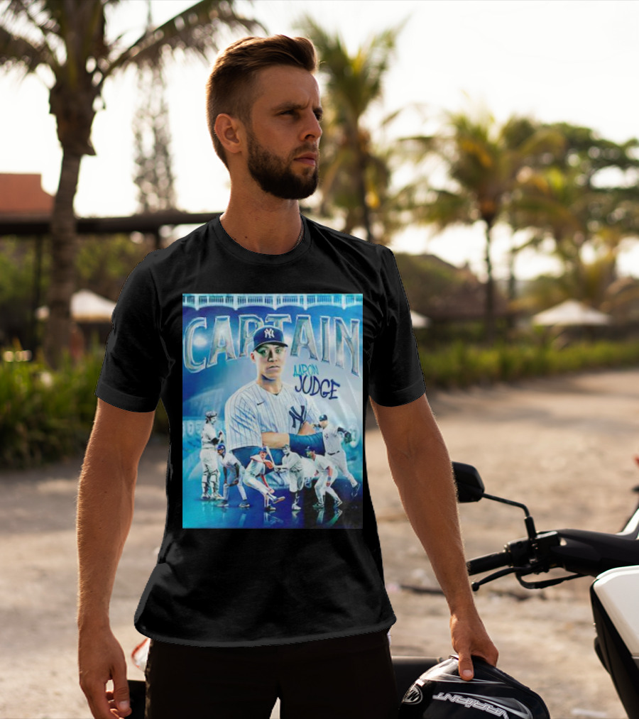 Aaron Judge New York Yankees Captain Baseball T-Shirt