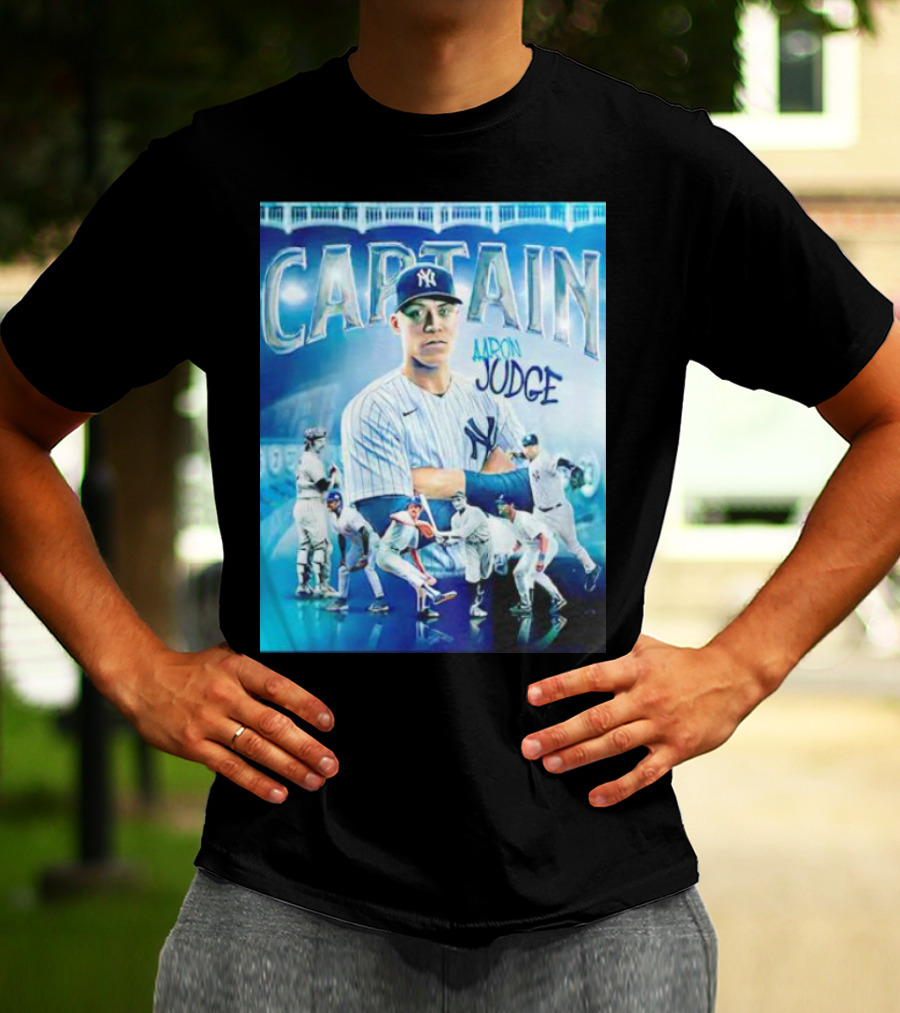 Aaron Judge New York Yankees Captain Baseball T-Shirt